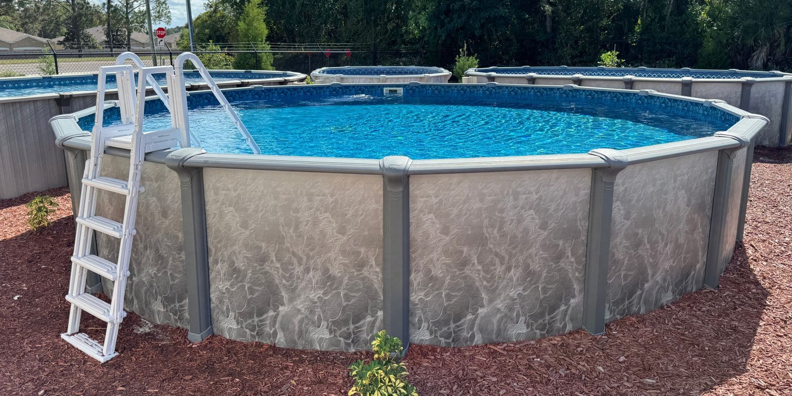 Above Ground Swimming Pools At Mr. Pool of Pasco & Crystal River 2 above ground pool with ladder