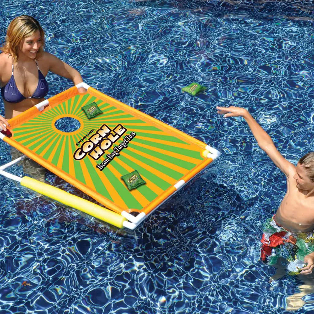 Pool Fountains, Accessories, Games, Floats, & More At Mr. Pool of Pasco & Crystal River 2 Corn hole pool game