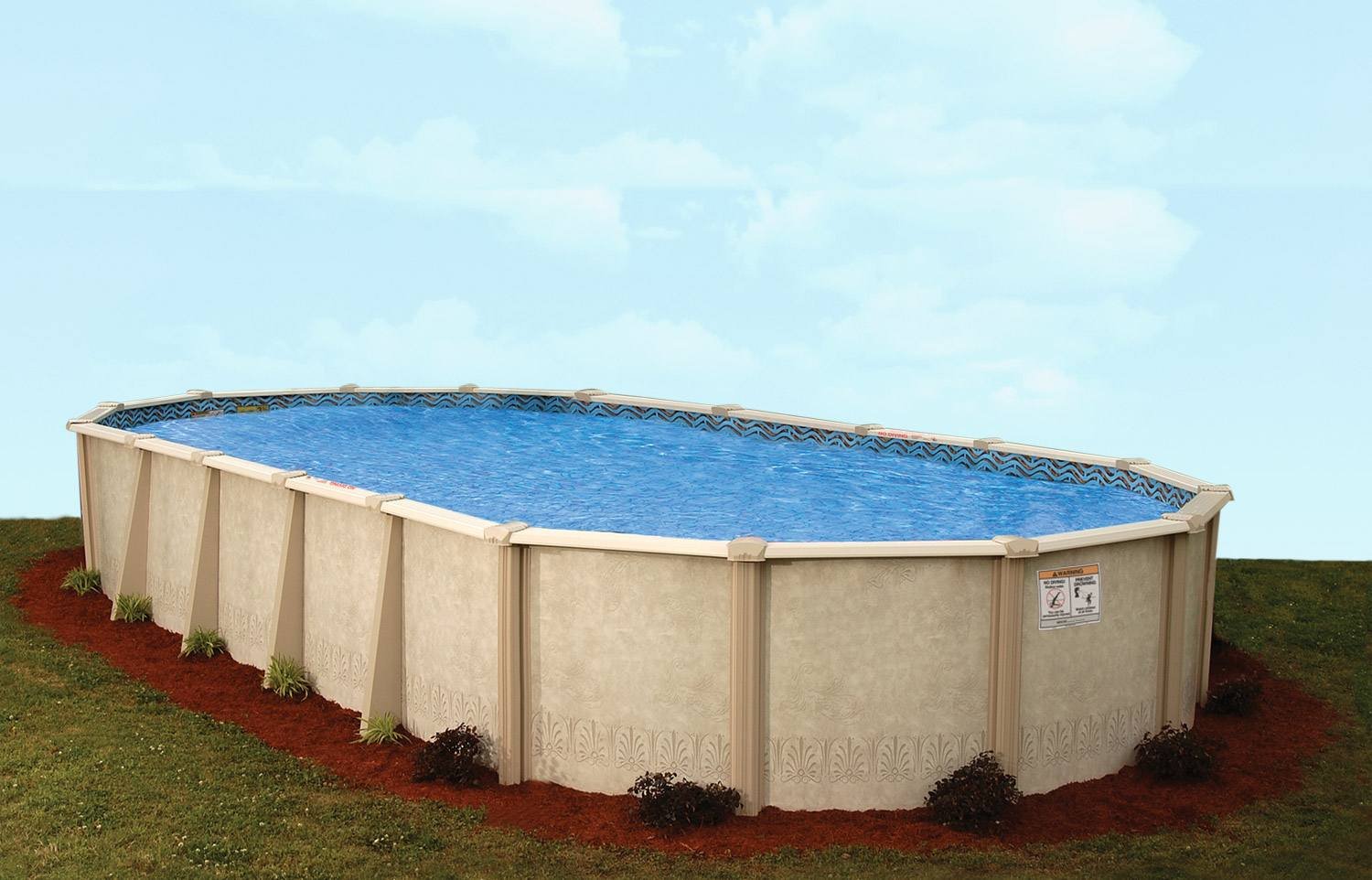Above Ground Swimming Pools At Mr. Pool of Pasco & Crystal River 21 Autumn Breeze Oval Resin Pool
