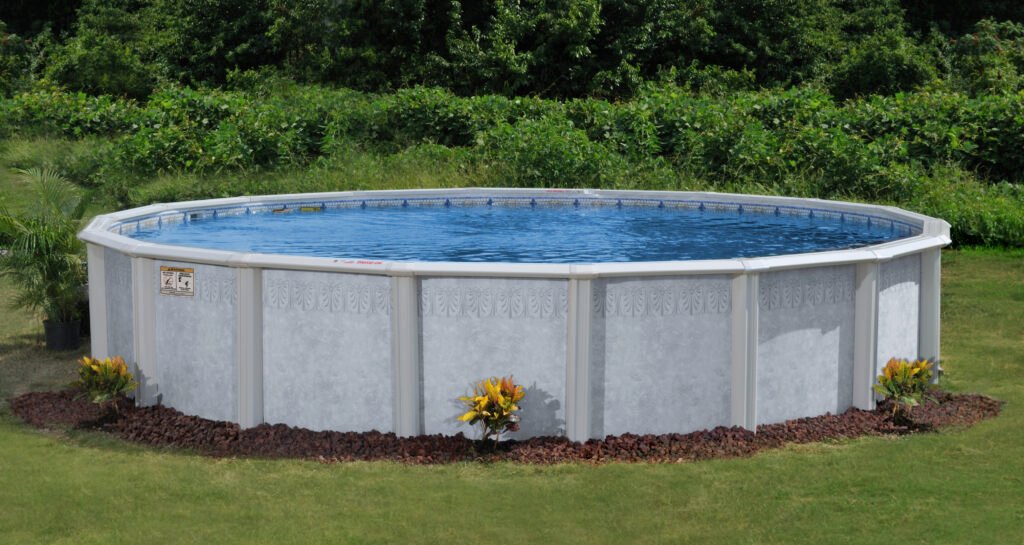 Above Ground Swimming Pools At Mr. Pool of Pasco & Crystal River 29 Palm Shore Round Steel Pool